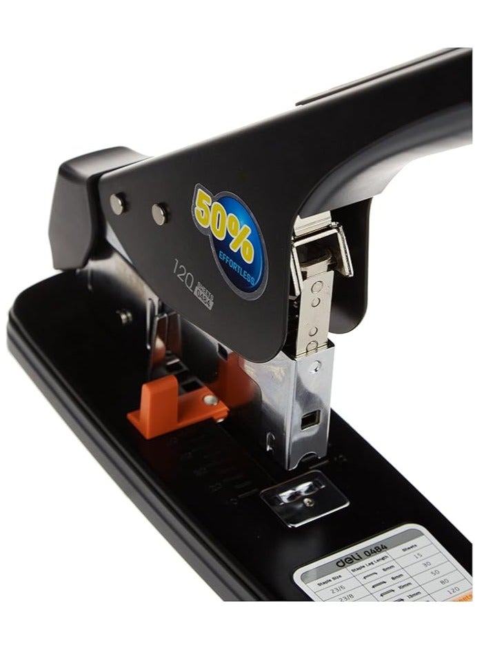 Deli E0484 Heavy Duty Stapler Convenient Low-Staple Indicator E0484 - Image 2
