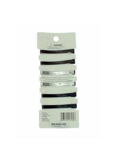 Scunci Scunci Effortless Beauty - Open Center Metal Barrettes, Assorted Colors (6 Count)  - Image 3