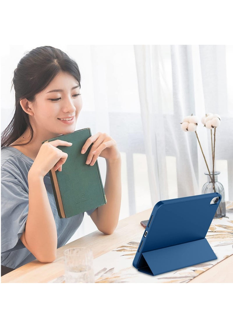 JAJEEK New Smart Case with Pencil Holder Compatible with iPad Mini 7 – Tri-Fold Smart Case with Soft TPU Back, Auto Wake/Sleep, Dustproof & Anti-Fingerprint, Heavy Duty Protection, Ultra-Slim & Lightweight - Image 5