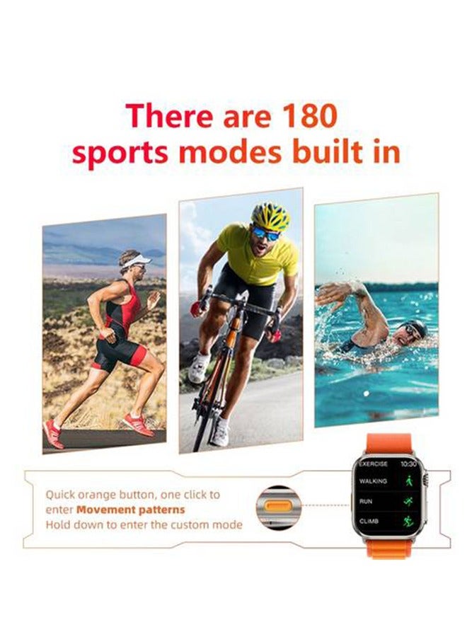 IQUNIQ IQUNIQ Smart watch Ultra 8, Three Straps, Charging cable, Ultra8  - Image 4
