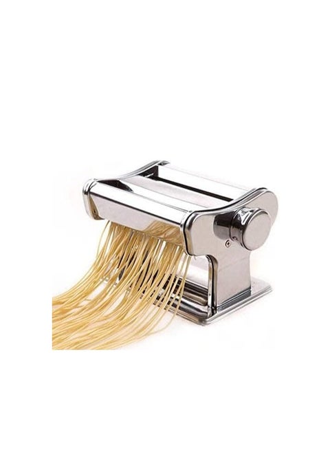 Noodle Roller | Homemade Pasta Maker Machine | Adjustable Thickness | Hand Crank Noodle Maker for Spaghetti | Manual Hand Crank Pasta Machine | Heavy Duty Stainless Steel Noodles Cutter