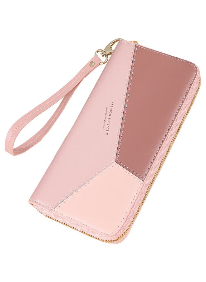 Yuyula Leather Women's Wallet, Long Zipper Purse, Mom's Clutch, Multi-card Slots, Multifunctional, Large Capacity Coin Purse - Image 3