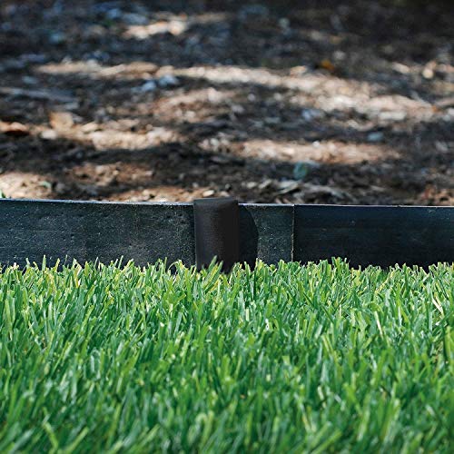 EasyFlex Pound-in Landscape Edging with Anchoring Stakes, 4.5 in. Straight Top Plastic Garden Border, 20 Foot Kit, Black, (3500-20C-3) - Image 5