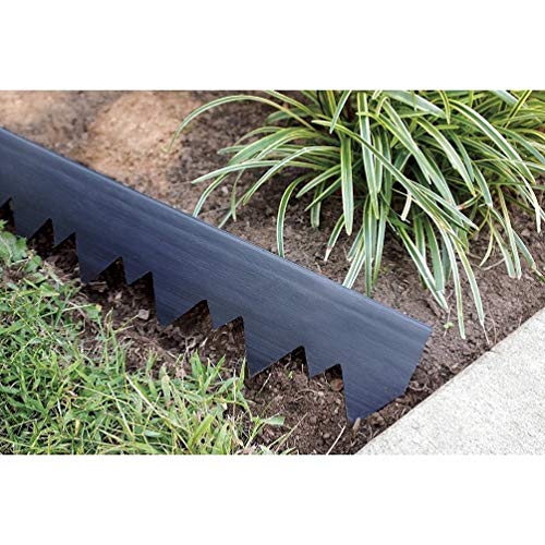 EasyFlex Pound-in Landscape Edging with Anchoring Stakes, 4.5 in. Straight Top Plastic Garden Border, 20 Foot Kit, Black, (3500-20C-3) - Image 3