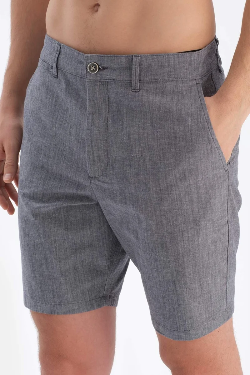 dagi Navy Blue Woven Shorts