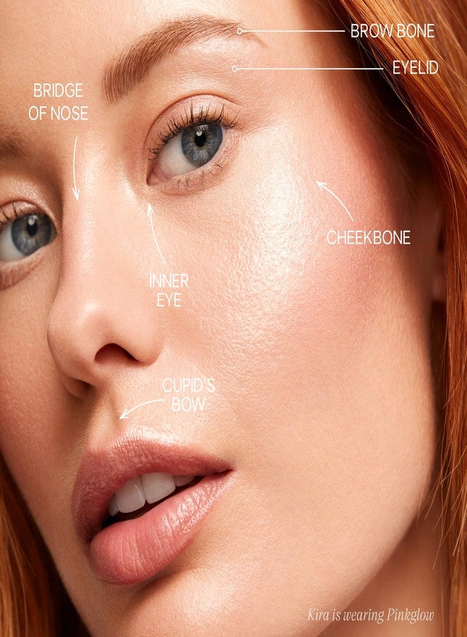 Saie Glow Sculpt Multi-Use Highlighter + Cream Blush - Lightweight with Hyaluronic Acid + Micropearl for Radiant, Glowing Skin - Pinkglow (.02 oz) - Image 3