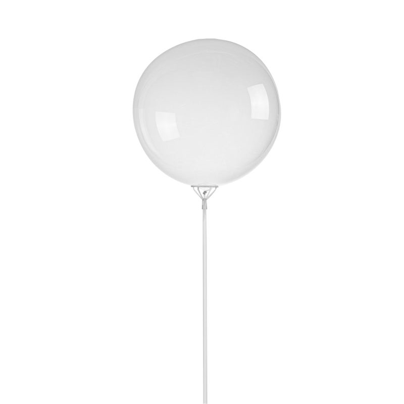 Restaurantware-Balloonify 20 Inch Clear Bobo Balloons, 10 Transparent Balloons - Color Handles, Air Or Helium, Plastic Bobo Balloons, Decoration For Birthday, Wedding, Or Graduation - Image 1