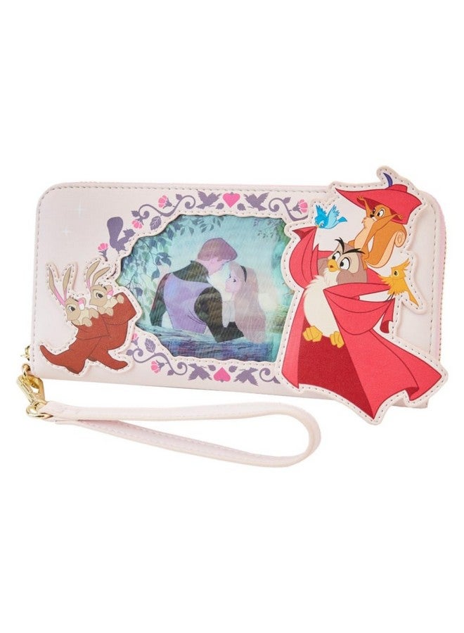 Loungefly Disney Sleeping Beauty Princess Lenticular Wristlet Wallet - Image 1