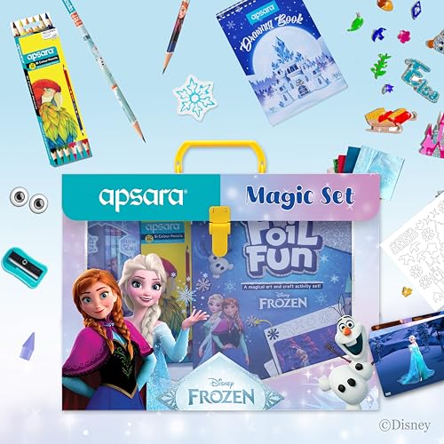 Apsara Disney Frozen Magic Set Kit | Skillmatics Foil Fun - Disney Frozen | Perfect Value Pack | Gifting Range for Kids | Drawing Kit for Children | Fun Birthday Gift | Fun Children's Gift | Pack of 1 - Image 4