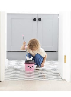 CASDON Hetty Mop & Bucket: Branded Toy Cleaning Set With Henry’S Cheeky Face, For Children Aged 3+ (Pink)  - Image 2
