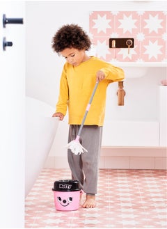 CASDON Hetty Mop & Bucket: Branded Toy Cleaning Set With Henry’S Cheeky Face, For Children Aged 3+ (Pink)  - Image 5