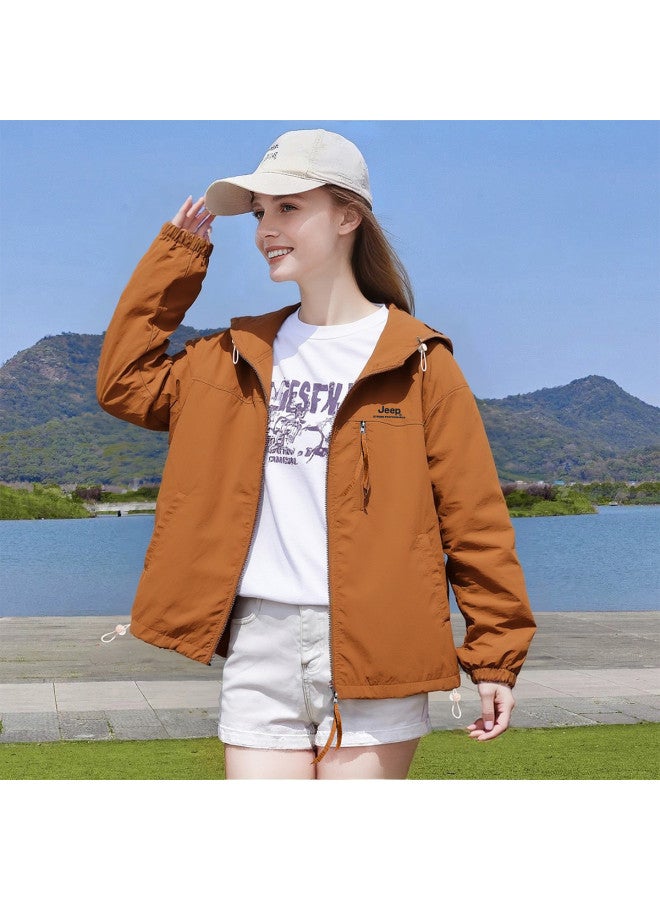 جيب سترة الجبل للزوجين للحماية من الشمس - معطف رياضي خفيف الوزن غير محدد الجنس للجري، قبة تنفس في الهواء الطلق مظللة للنساء - Image 5