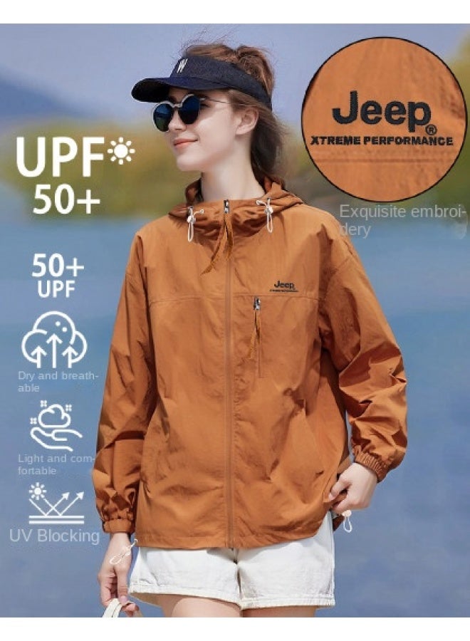 جيب سترة الجبل للزوجين للحماية من الشمس - معطف رياضي خفيف الوزن غير محدد الجنس للجري، قبة تنفس في الهواء الطلق مظللة للنساء - Image 1