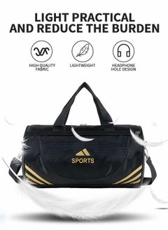 GROIC Sports Gym Bag for Women and Men,Small Sports Duffle Bag with Shoulder Strap and Handbag,Sports Shoulder Bag,Outdoor Large-capacity Travel Bag  - Image 2