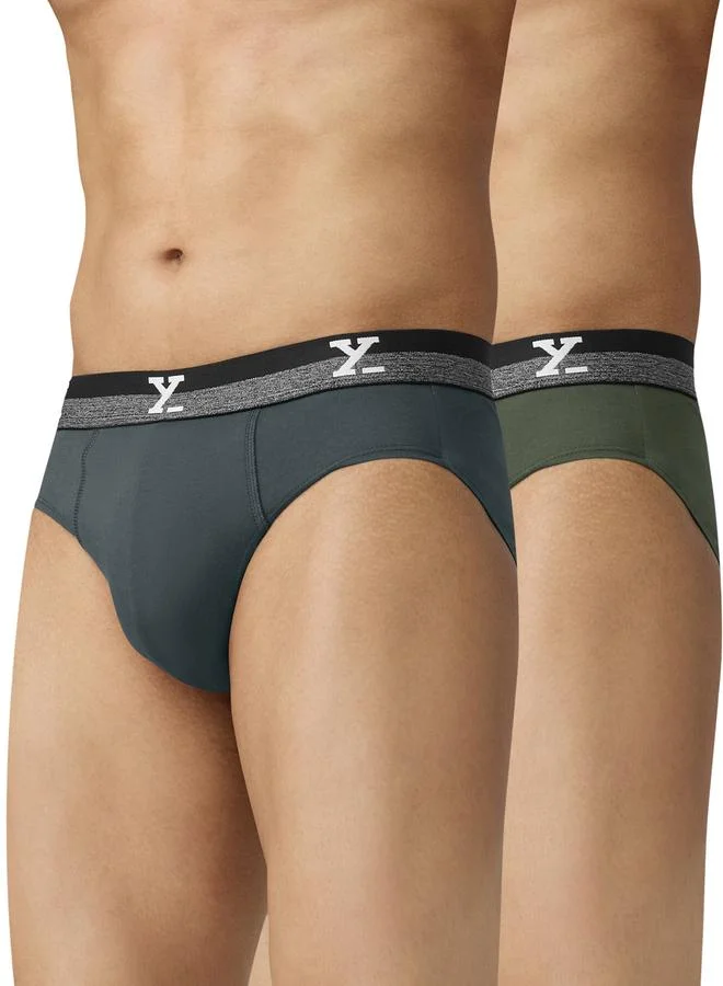 اكس واي اكس اكس حزمة من 2 - سراويل داخلية قطنية سادة