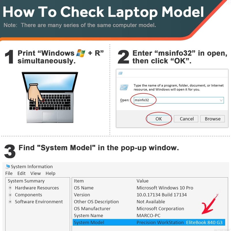 Wistar Laptop 800231-541 800513-001 Battery for HP EliteBook 840 G3 - Image 5