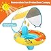 Swimbobo Inflatable Baby Swimming Float with Safe Seat and Canopy for Age 636 Months Toddler Yellow Dinosaur - Image 4