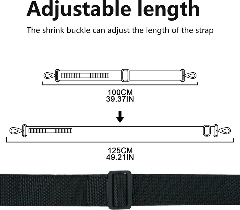 EKIND Toy Gun Bullet Shoulder Strap Darts Bandolier Kit Ammo Storage Holder Compatible for Nerf Elite Blasters (2 Point Tactical Shoulder Strap - Blue) - Image 5