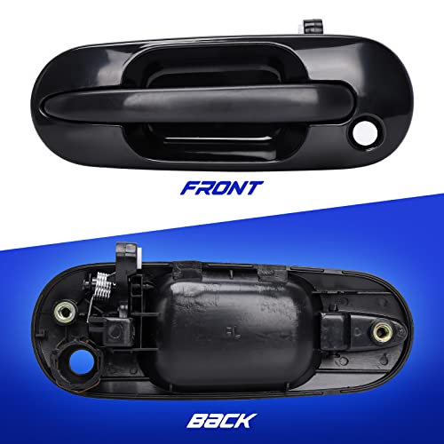 LCWRGS Front Driver Side Exterior Door Handle Compatible with Honda CRV 1997 1998 1999 2000 2001, Black, 77609 Outside Outer Door Handle - Image 4