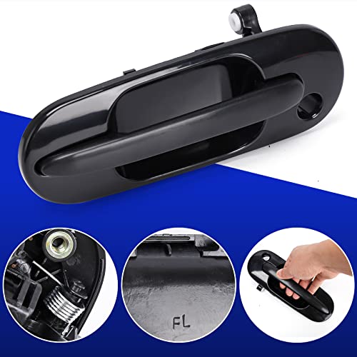 LCWRGS Front Driver Side Exterior Door Handle Compatible with Honda CRV 1997 1998 1999 2000 2001, Black, 77609 Outside Outer Door Handle - Image 5