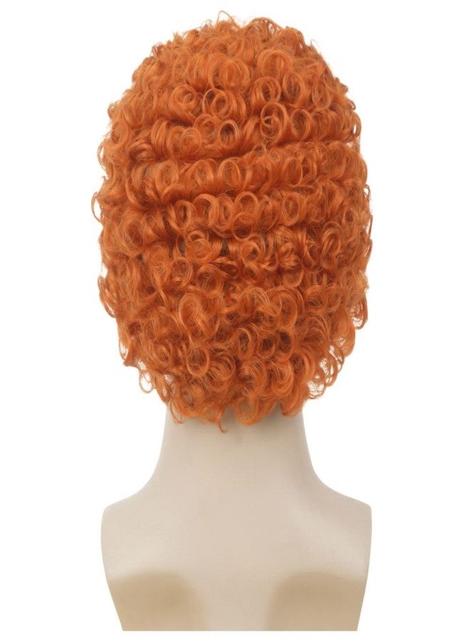 Swiking Orange Afro Curly Wigs for Men Short Rocker Hair California Cosplay Daily Costume Halloween Wig for Male Guy - Image 5