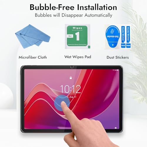 Robustrion Premium Tempered Glass for Lenovo Tab M11 / Lenovo Idea Tab 11 inch Screen Protector Guard for Lenovo Tab M11 / Idea Tab Tablet [Anti-Scratch] & [Smudge Proof] - Pack of 1 - Image 4