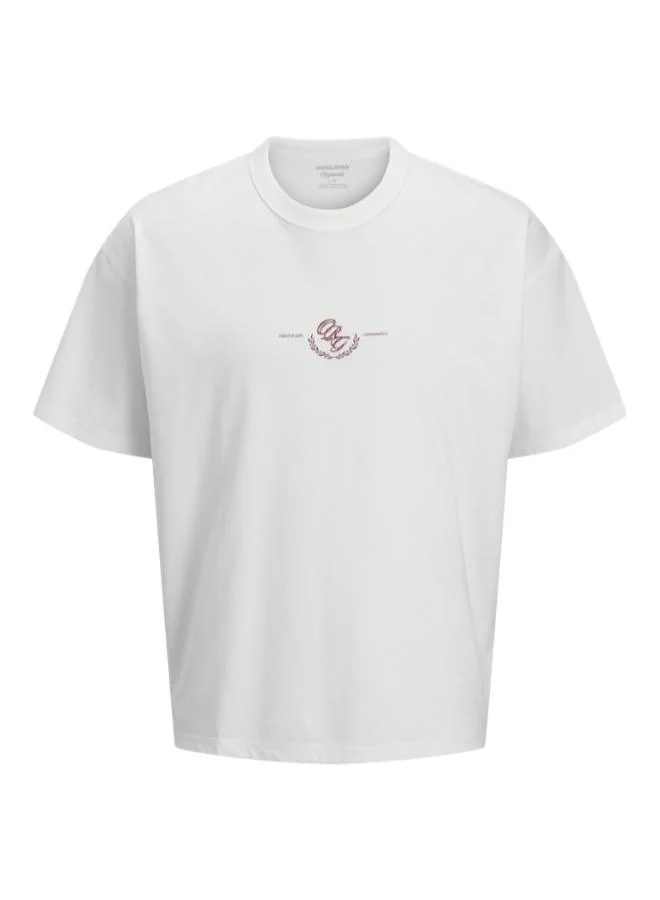 JACK & JONES  Graphic Crew Neck T-Shirt for Men | Best Price UAE