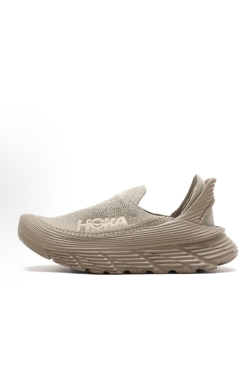 هوكا أحذية رياضية خفيفة الوزن مبطنة بسهولة الارتداء باللون الكاكي للنساء/الرجال/الطلاب - Image 1