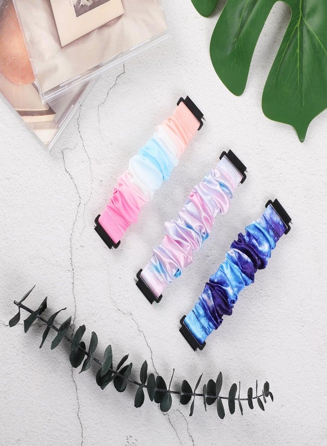 Simpeak Small Elastic Scrunchie Bands Compatible with Gizmo Watch 3 2 1, 20mm Bands Cute Solo Loop Bracelet Band Compatible with Gabb Watch 3 2 1 and SyncUP Kids Watch, 5.9"-7.0" - Image 5