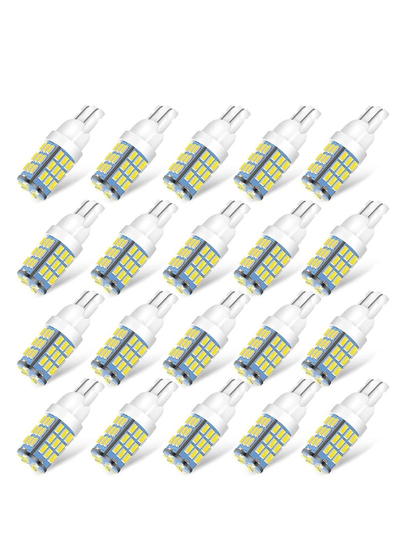 KASTWAVE - LED Bulbs White, T10 921 194 168 175 Super Bright 3014 42-SMD LED Replacement 12 Volt Side Indicator Light, Backup Reverse Lights - Image 1