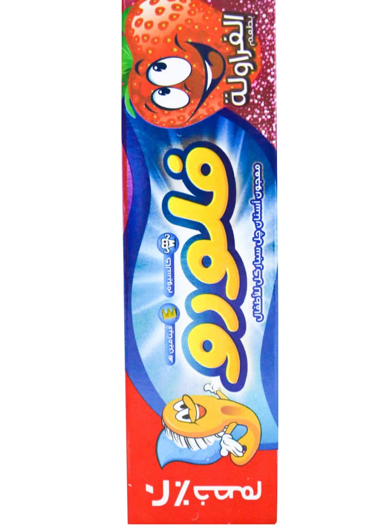 Fluoro Eva Strawberry Toothpaste 50 g