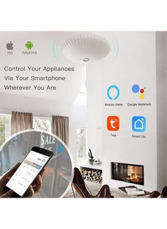 AMYTIS GARDEN Wi-Fi Zigbee Smart Wireless Touch Switches , No Neutral Wire Required, Compatible with Alexa and Google Home, APP Remote Control Touch Switch, Voice Control, No Hub Required (Black 2 Gang)  - Image 2