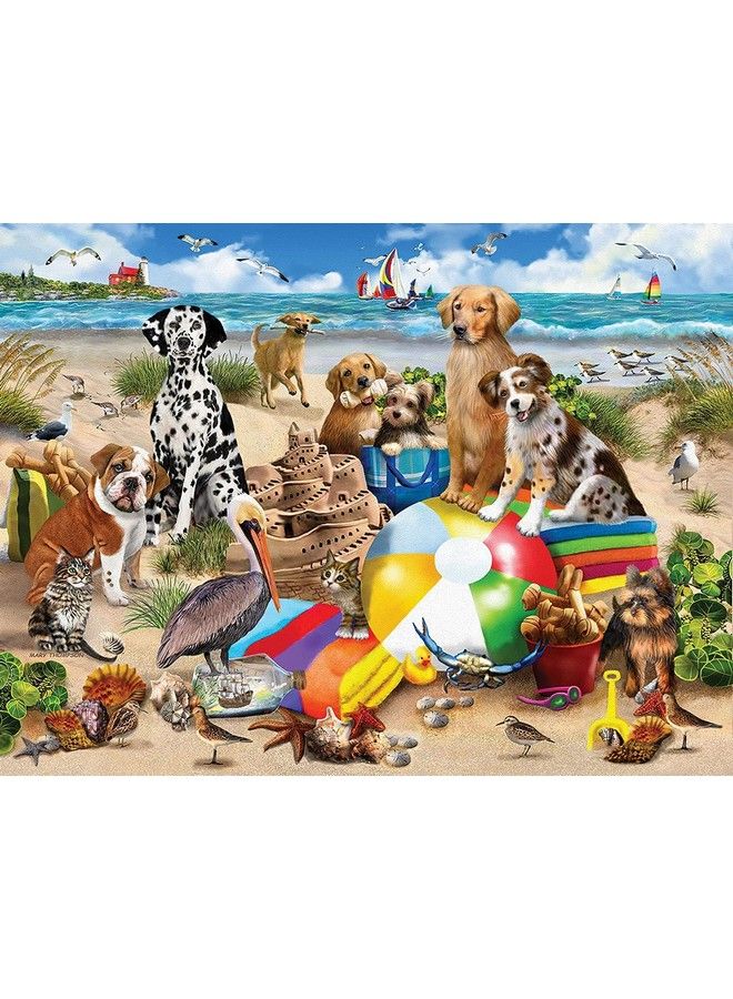 WHITE MOUNTAIN Puzzles Beach Buddies 500 Piece Jigsaw Puzzle - Image 2