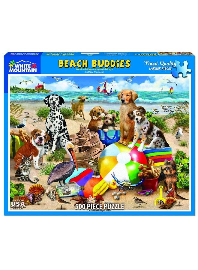 WHITE MOUNTAIN Puzzles Beach Buddies 500 Piece Jigsaw Puzzle - Image 3