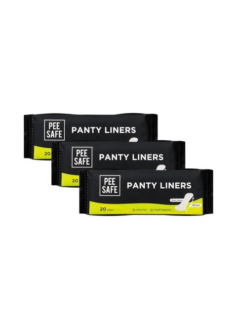 Panty Liners For Women Daily Use - 60 Liners | 155Mm Optimum Coverage (Small Size) | Cottony-Soft Surface| Keeps You Dry & Fresh All Day Long