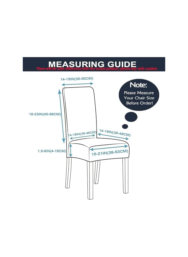 Green Tiger أغطية كراسي الطعام، أغطية كراسي الطعام من المخمل، أغطية كراسي قابلة للتمدد، أغطية واقية من الانزلاق مع قماش سميك قابل للغسل، هناك فرق لون معين (مجموعة من 4) - Image 2