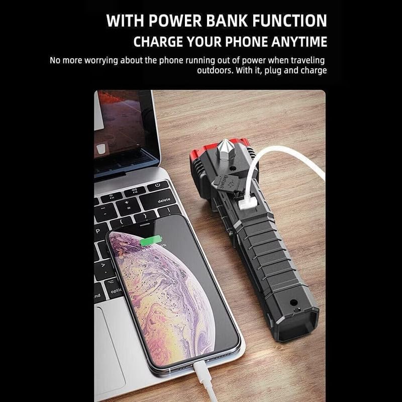 EXTREMUS EXTREMUS Rechargeable FlashlightSuper Bright LED Flashlight Waterproof Handheld Flashlight with 4 Modes for Camping Emergency Hiking  - Image 3