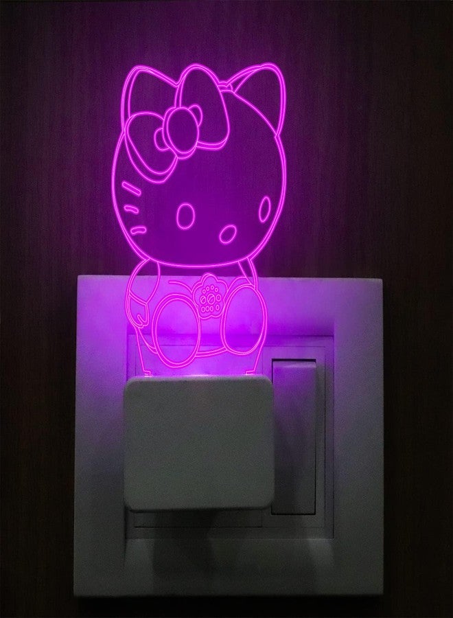 StarLaser Kitty Night Lamp for Kids, Cat Night Lamp, 7 Color Changing Plug Night Lamp Gifts for Baby, Children, Teen Girls (Pack of 10) - Image 3
