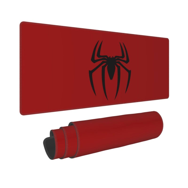 Keebik Gaming Mouse Pad, Spider Red Pattern Mouse Pad 11.8x23.6Inch Large Extended Computer Mouse Mat Keyboard Full Desk Mousepad for Gaming, Office, Home - Image 1
