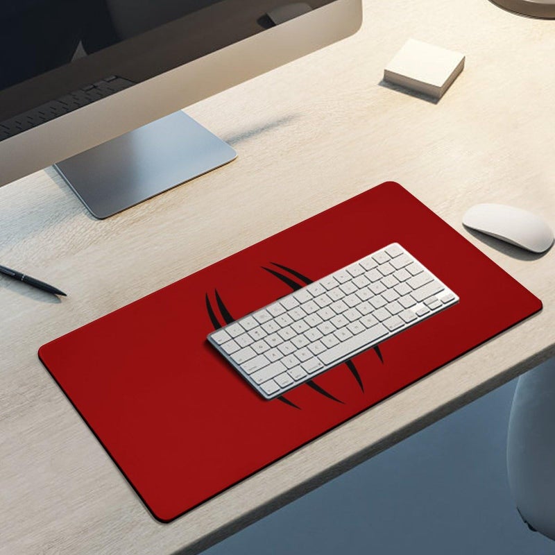 Keebik Gaming Mouse Pad, Spider Red Pattern Mouse Pad 11.8x23.6Inch Large Extended Computer Mouse Mat Keyboard Full Desk Mousepad for Gaming, Office, Home - Image 5