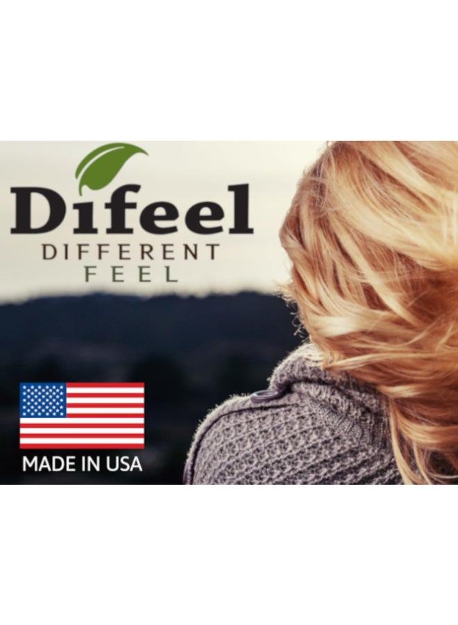 difeel زيت شعر الجوجوبا الفاخر 99% طبيعي | يساعد على تكثيف الشعر، (زوج من 2 × 75 مل لكل منهما) - Image 5