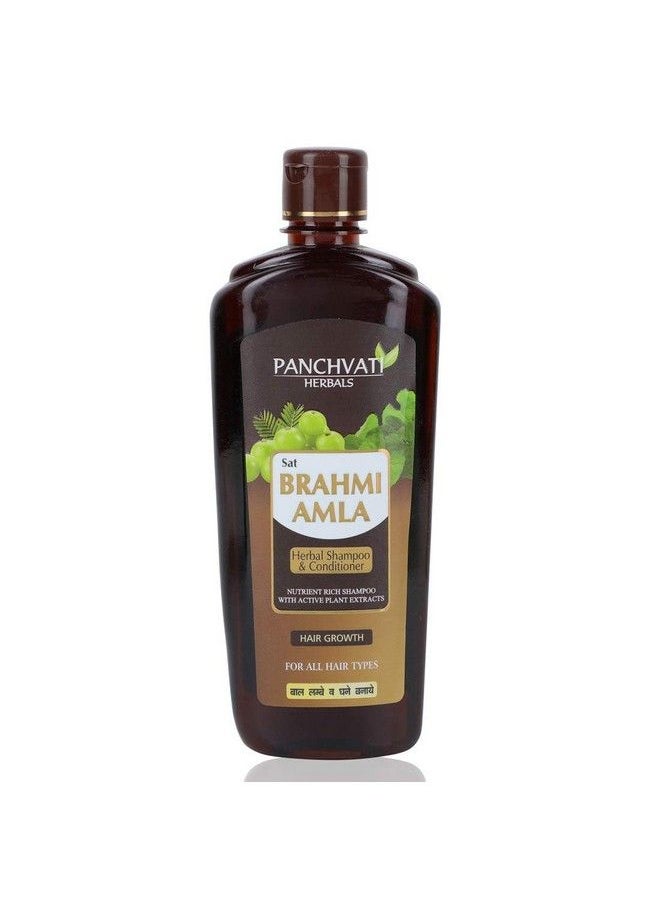 Panchvati Herbals Brahmi Amla Shampoo 450 Ml With Neem Tulsi Shampoo 450 Ml For Hair Growth & Anti Dandruff Shampoo Combo Of 2  - Image 3