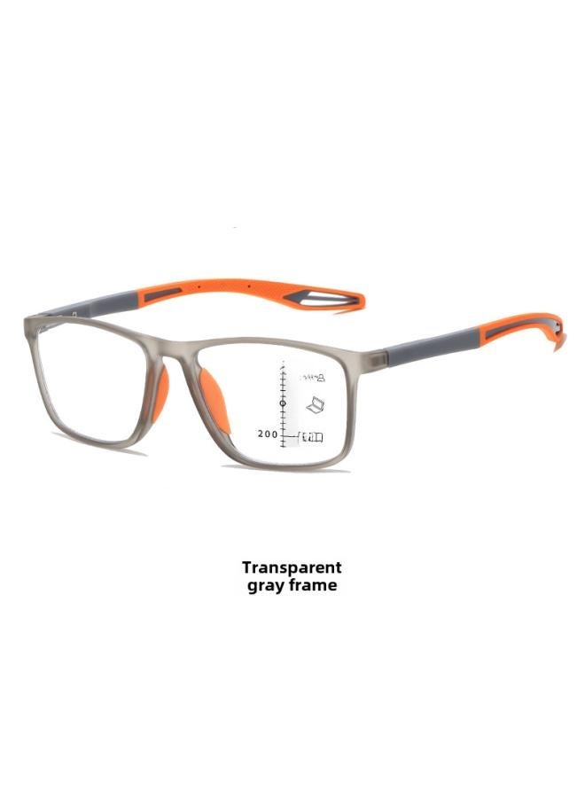 نيبمينينت New Tr90 Sports Progressive Multi-focus Reading Glasses Hd Anti-blue Light Far And Near Dual-use 