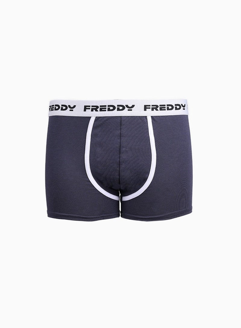 FREDDY Men’s Underwear Boxers (3-Pack) – Comfortable, Breathable Boxer Shorts for Men (Navy Blue) - Image 2