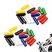 elechawk 36 PCS RC Transmitter Switch Covers Colorful Rubber AntiSlipping Cap for Radiomaster TX16s Jumper T16 T18 FrSky X9D QX7 Flysky Spektrum DX8e NX8 Radiolink and Futaba Transmitter - Image 3