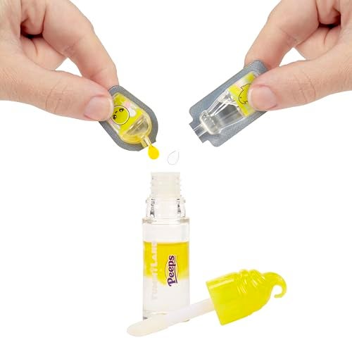 Yummiland x Peeps Lip Gloss Doll – Goldie Mallows, Ages 4+ - Image 2