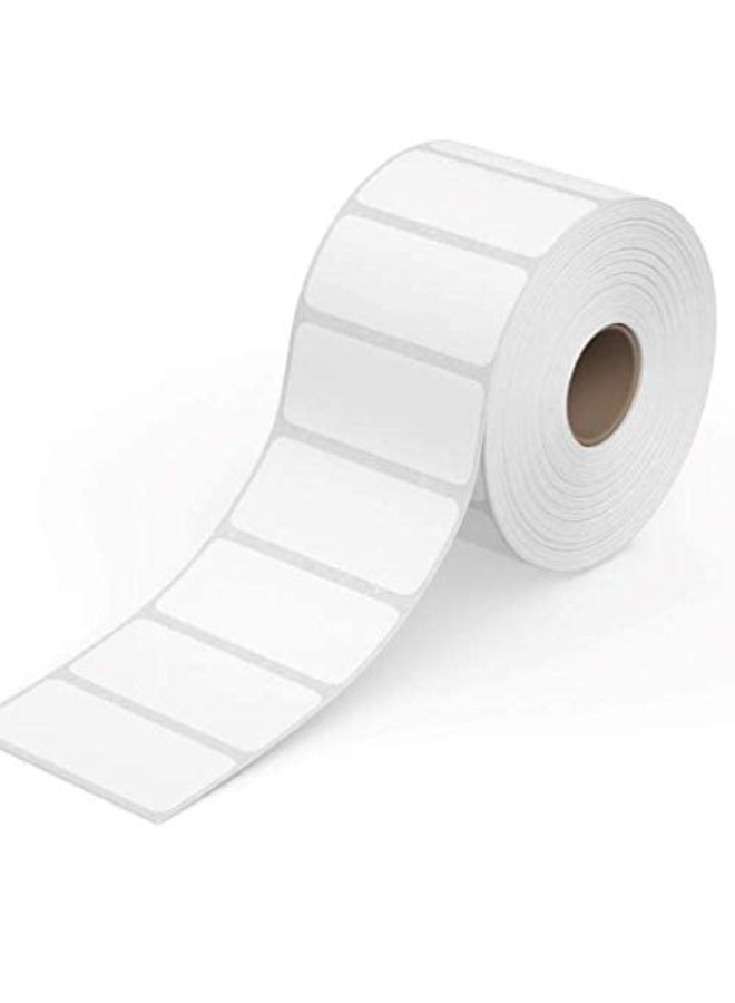 True-Ally ملصق باركود حراري مباشر من True-Ally 50x25 - 2 × 1 بوصة - 50 مم × 25 مم - 1000 ملصق لكل لفة - ملصق أبيض ذاتي اللصق لطباعة الباركود (لفة واحدة لكل عبوة (1000 ملصق)) - Image 2