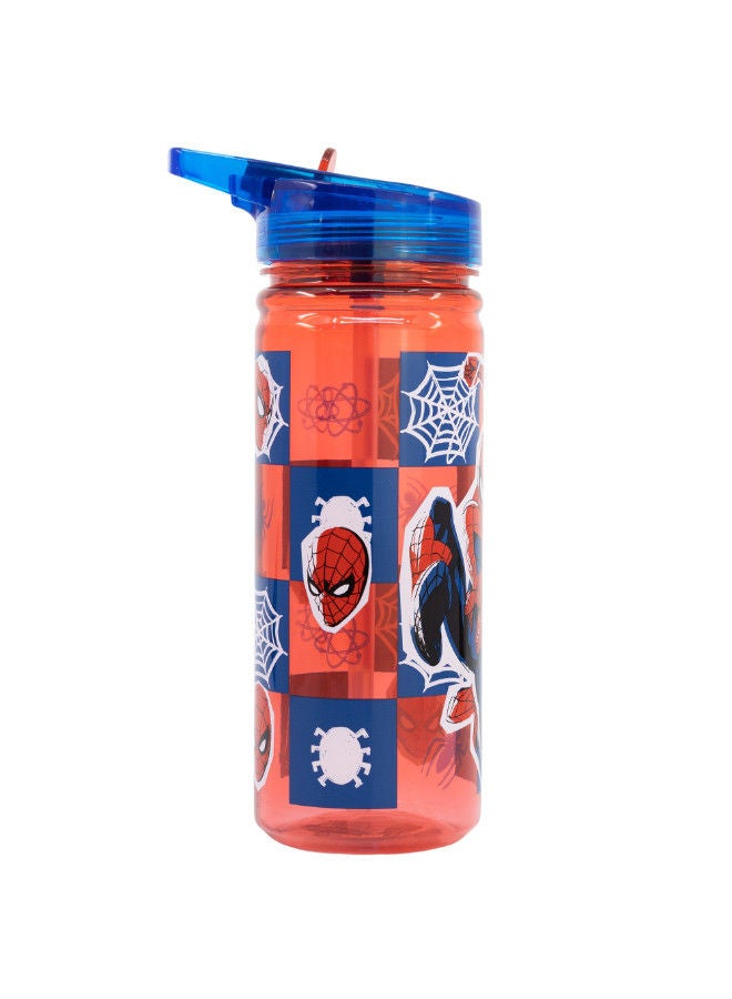 MARVEL Spiderman Bottle Eco Zen 580ml Multicolour Water Bottle Drinking Bottle Hydration Bottle Tumbler Flask Portable Glass Travel Mug - Image 3