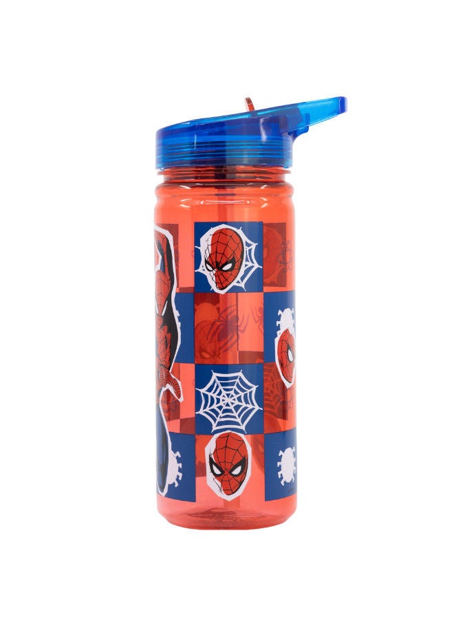 MARVEL Spiderman Bottle Eco Zen 580ml Multicolour Water Bottle Drinking Bottle Hydration Bottle Tumbler Flask Portable Glass Travel Mug - Image 2