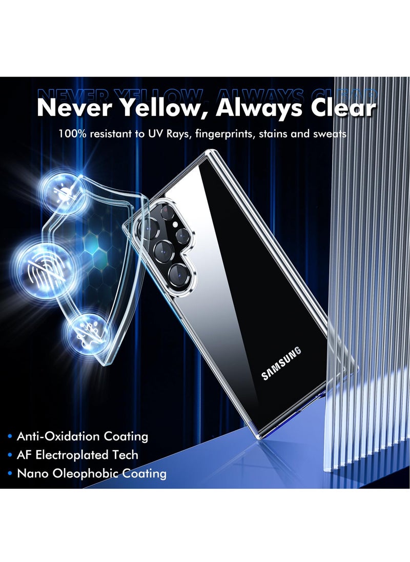 BORTONY Samsung Galaxy S24 Ultra Case Cover Crystal Clear Flexible Soft TPU Slim Thin Galaxy S24 Ultra Cover 6.8 Inch  - Image 5
